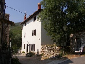 Façana frontal de l'allotjament