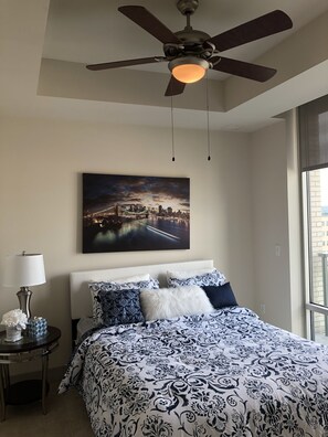 Luxury Apartment, 1 Bedroom, Non Smoking, City View | Hypo-allergenic bedding, individually decorated, individually furnished