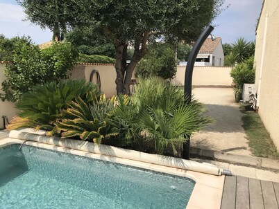 Casa con jardín y piscina cerca de CAP D'AGDE