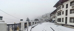 Uitzicht vanuit accommodatie