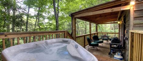 Baignoire à remous extérieure