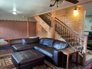 Fireplace - The Antler Luxury Cabin! Cooke City, at the entrance of Yellowstone's NE Gate and Lamar Valley (Cooke City)