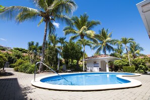 Outdoor pool - First Floor Walk to Everything 2 Bedroom 2 Bath Condo with all the amenities (Playa Hermosa)