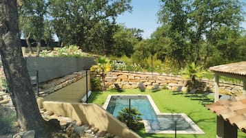 Suite Luxe, salle de bains attenante (Vintage) | Vue depuis le balcon