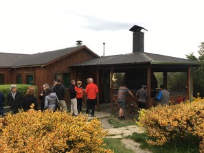 Breakfast, lunch and dinner served