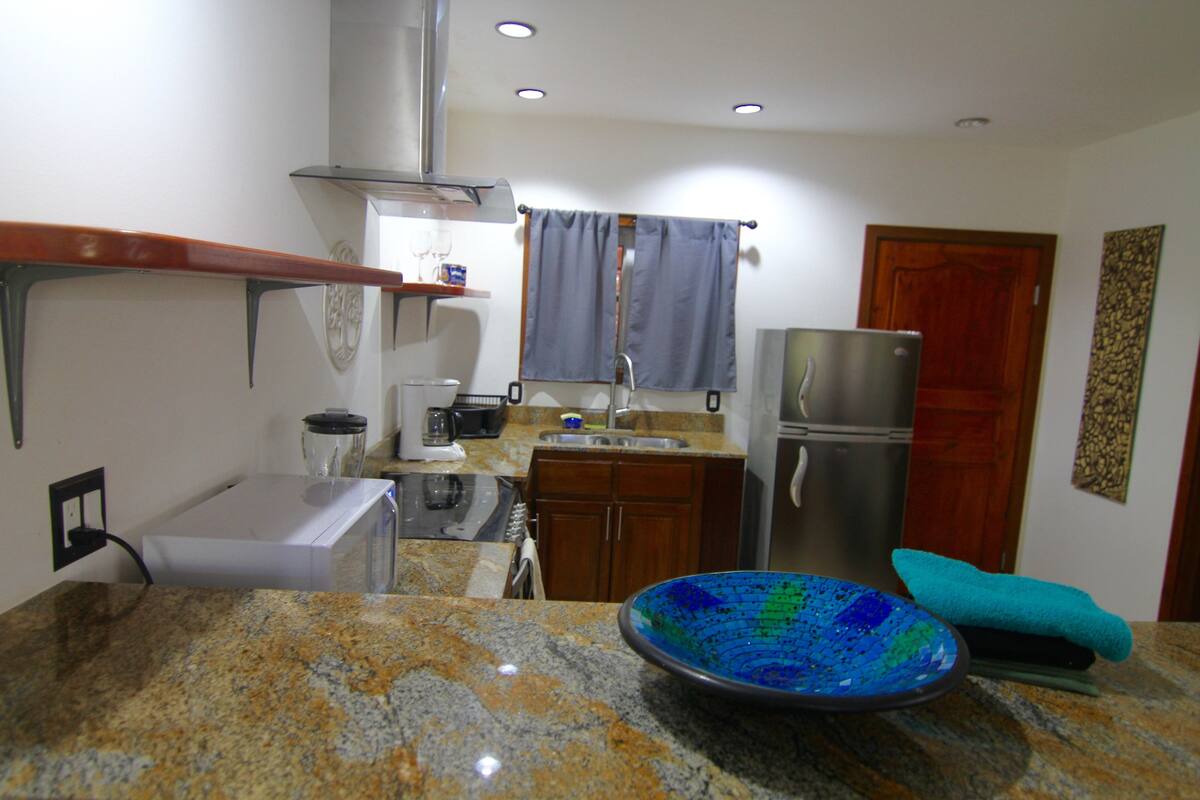 Comfort Studio, 1 Queen Bed with Sofa bed, Kitchen, Garden View