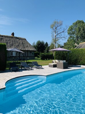 Udendørs pool, opvarmet pool