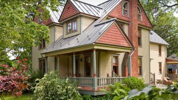 Majoituspaikan julkisivu