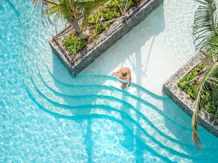 Deluxe Room with Pool View | View from room