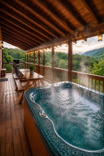 A+ Views & Location! > Parkway, Dollywood. Theater, Hot Tub, Games, Pet Friendly