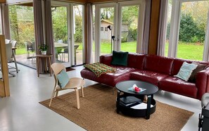 Télévision, cheminée, chaîne hi-fi