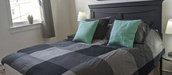 Downtown Executive met open haard en locatie