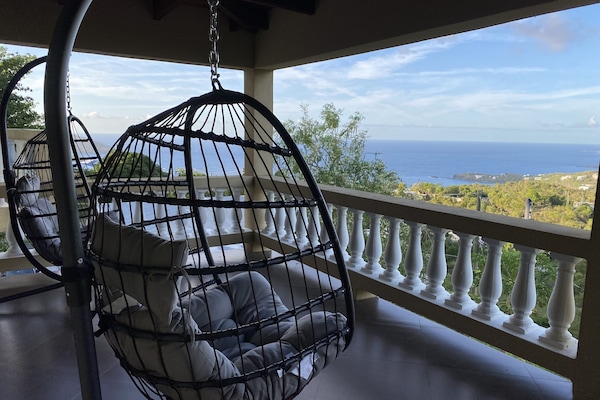 Spacious balcony with amzing ocean view