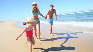 On the beach