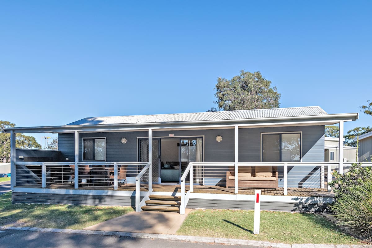Cabaña, 2 habitaciones, vista parcial al océano (Beecroft) | Balcón