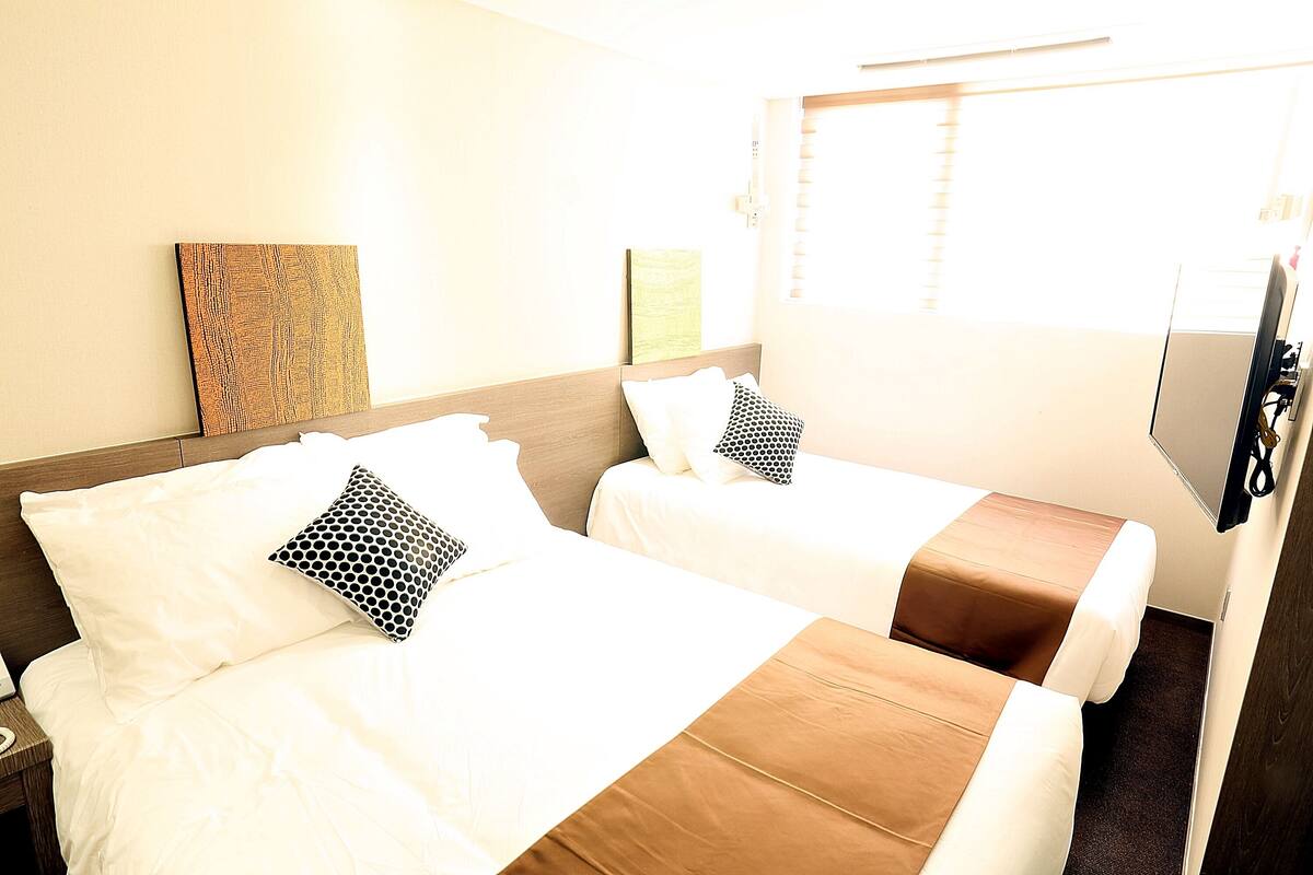 Deluxe Twin Room | In-room safe, soundproofing, WiFi (free)