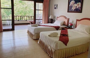 In-room safe, blackout curtains, soundproofing, free WiFi