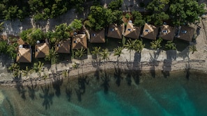 Oceanfront villa with Outdoor shower | View from room