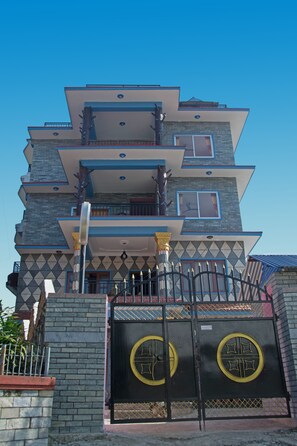 Front of property - Mount Blue Tourist Hostel (Pokhara)