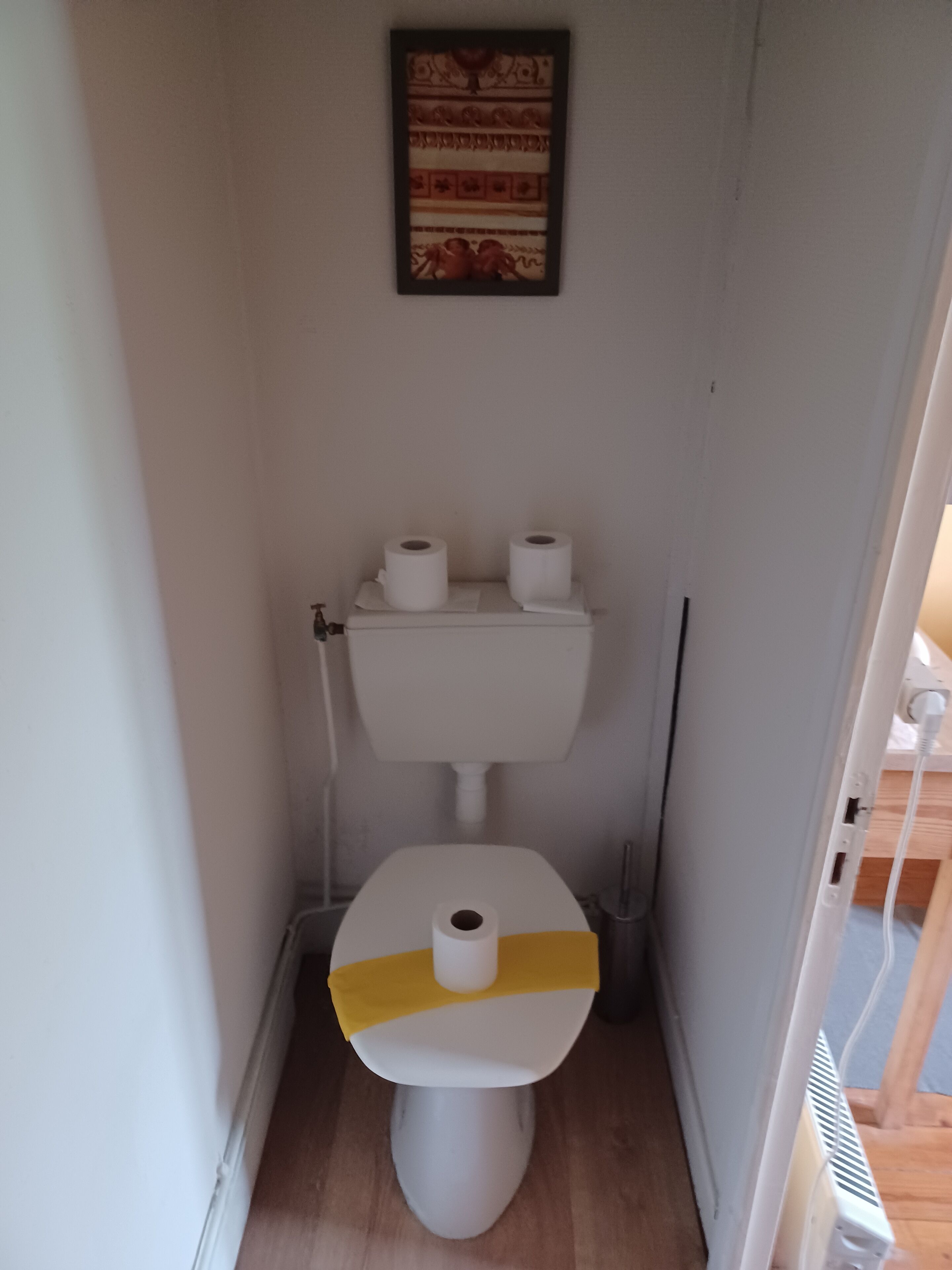 twin room | bathroom | free toiletries, hair dryer