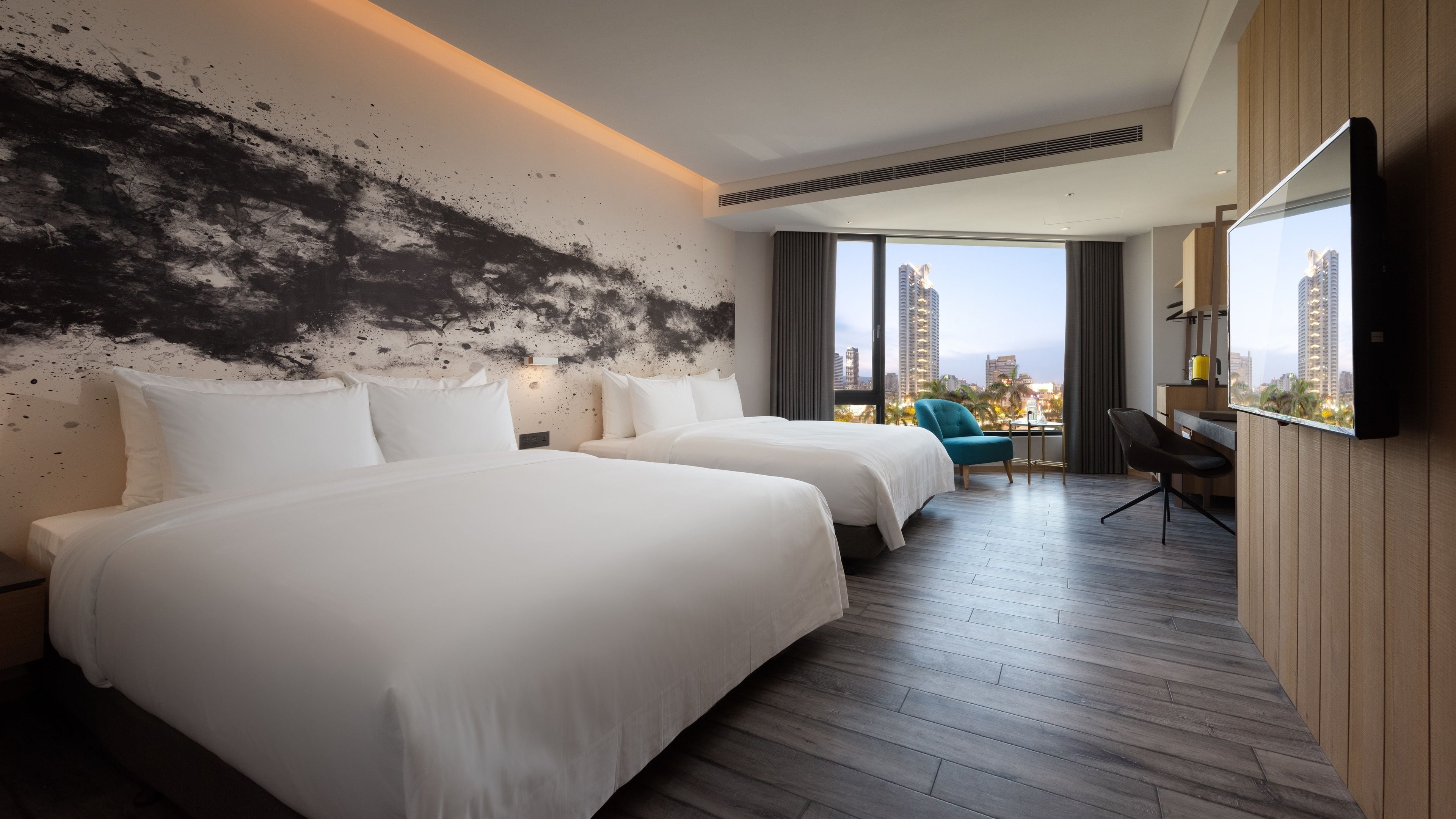 deluxe quadruple room | 1 bedroom, premium bedding, free minibar, in-room safe