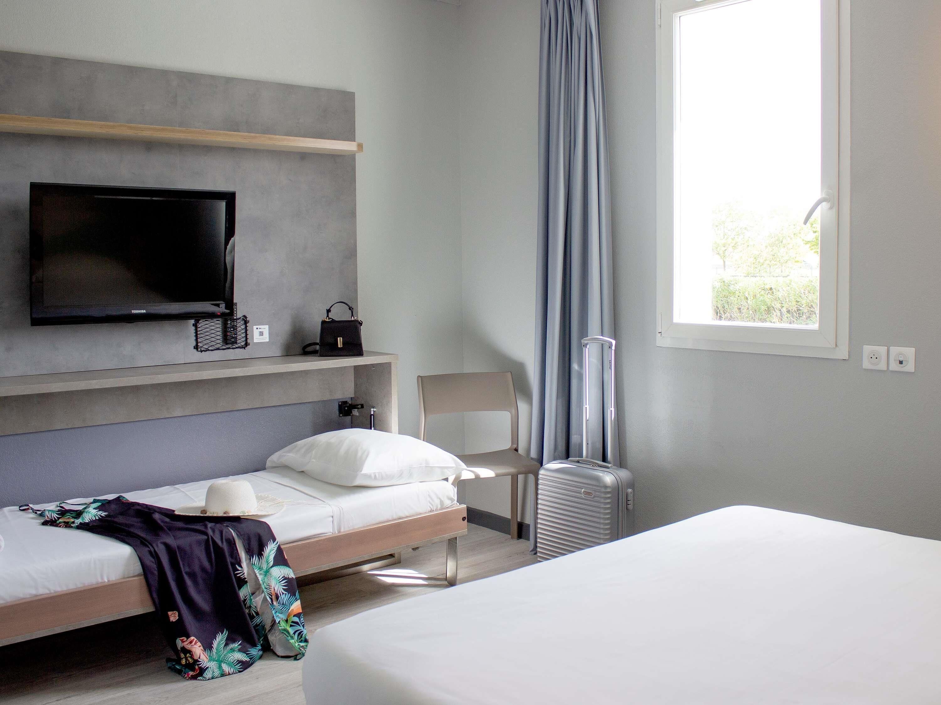 Standard Double Room, Multiple Beds | Individually furnished, free WiFi, bed sheets