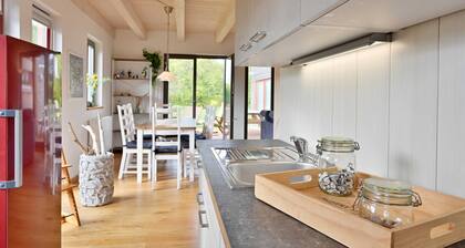 Thatched house driftwood