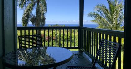 Rive nord Maui vue mer B et B chambre 2