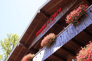 Façade de l’hébergement