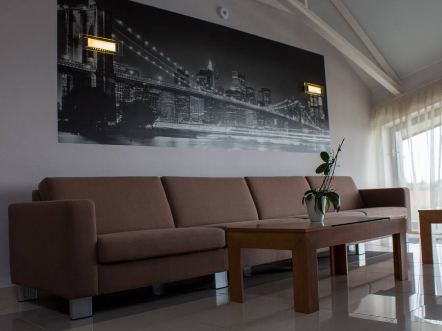 Sitteområde i lobbyen