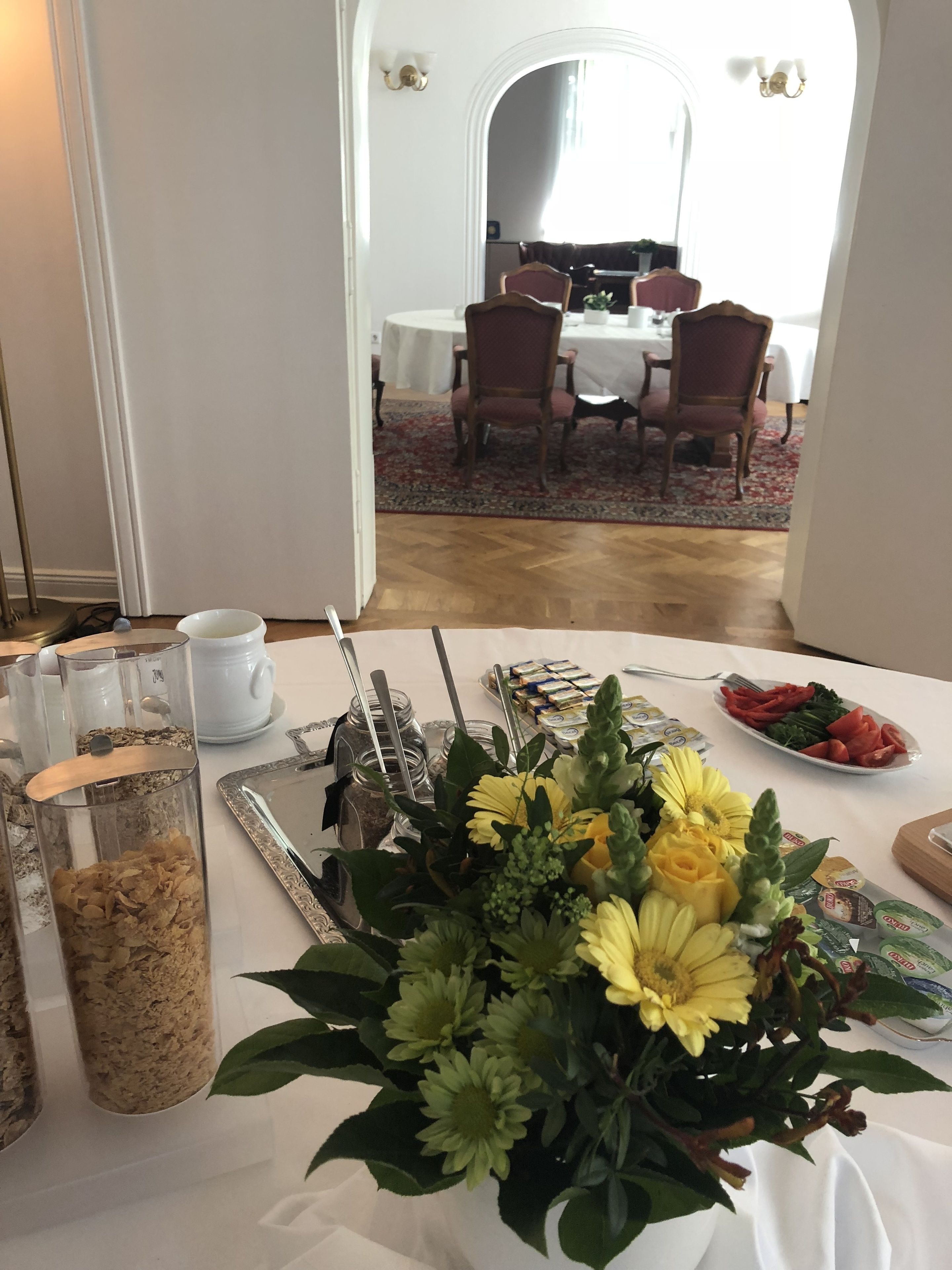 Daily buffet breakfast (EUR 20 per person)