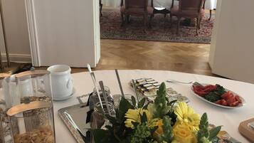 Daily buffet breakfast (EUR 20 per person)