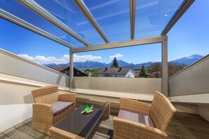 Apartment, Mountain View (Säuling) | Balcony view - FeWo am Hopfensee (Fuessen)
