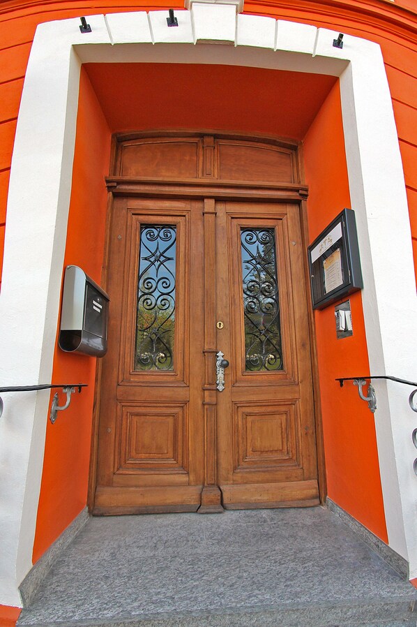 Entrada de la propiedad