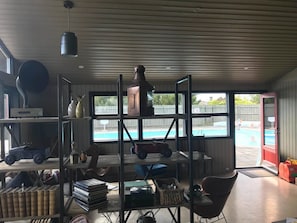 Alberca al aire libre por temporada