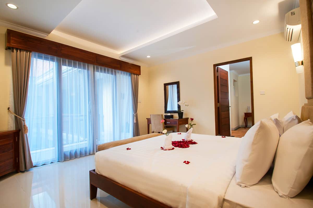 1 quarto, cofres nos quartos, individualmente decorados