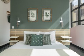 1 habitación, tabla de planchar con plancha, wifi y ropa de cama 