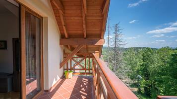 Apartamento Deluxe, 1 habitación, vistas a la montaña | Balcón