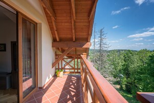 Apartamento luxo, 1 quarto, vista para a montanha | Sacada