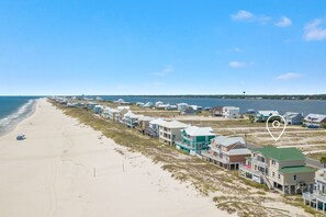 On the beach