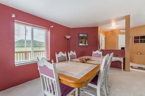 Dining - Just Ducky - Peaceful views from riverfront home. (Pacific City)