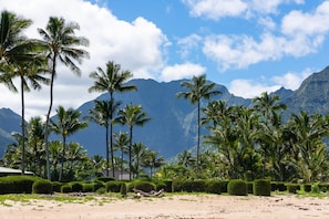 Property grounds - Beautifully upgraded & air conditioned Pali Ke Kua 102 - Bali Hai ocean views (Princeville)