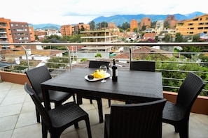 Balcony view - Montañas Vistas Apartment 3 (Cuenca)