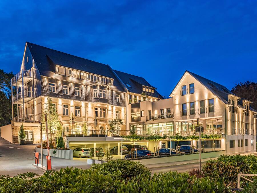 Front of property – evening/night