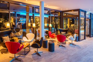 Sitteområde i lobbyen