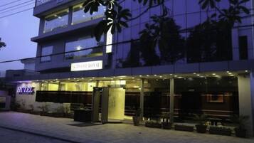 Front of property – evening/night