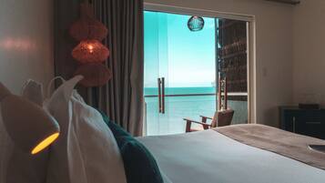 Deluxe-Doppelzimmer, Whirlpool, Meerblick