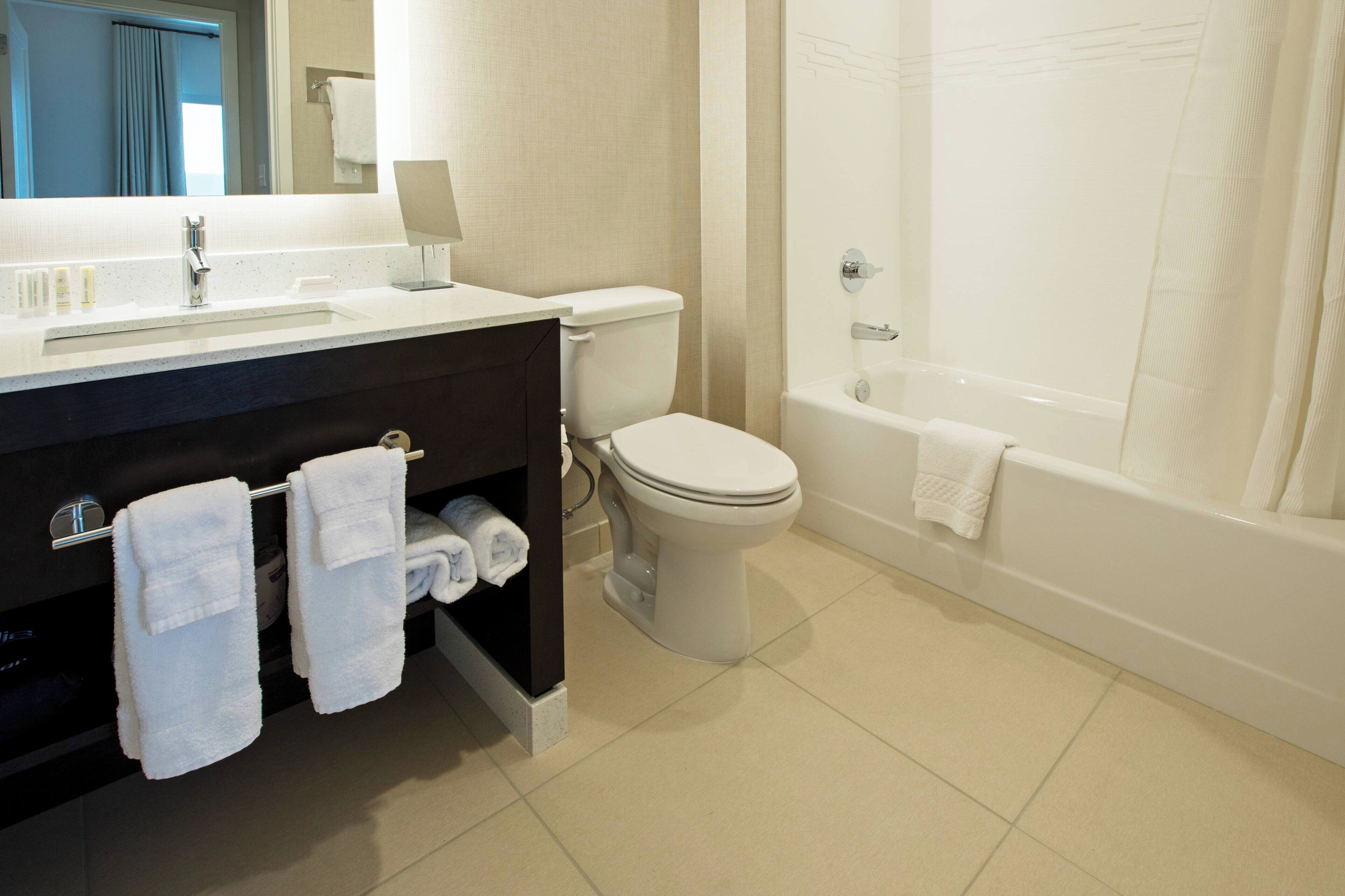 suite, 2 bedrooms | bathroom | designer toiletries, hair dryer, towels