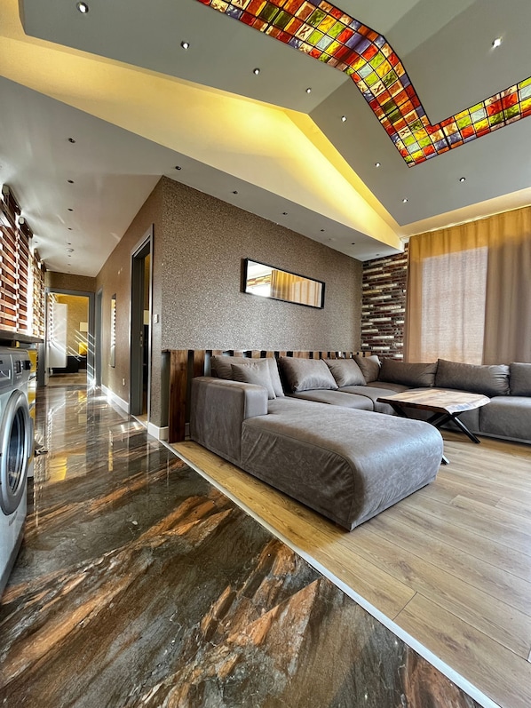 Family Suite, 3 Bedrooms, Smoking | Egyptian cotton sheets, premium bedding, down comforters - Corner Park Suites (Istanbul)