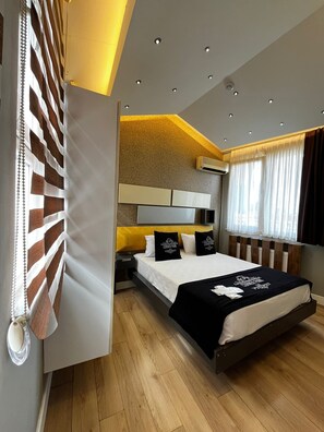 Family Suite, 3 Bedrooms, Smoking | Egyptian cotton sheets, premium bedding, down comforters - Corner Park Suites (Istanbul)